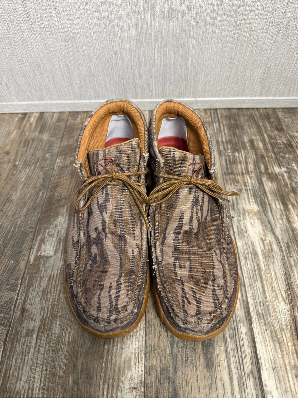 Twisted X Men's Chukka Boots in Camo Green and Brown Size 11.5